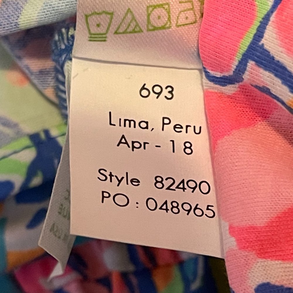 Lilly Pulitzer Windsor Strapless Dress In Bennet Blue Surf Gypsea Swim Size XXS - Picture 7 of 7